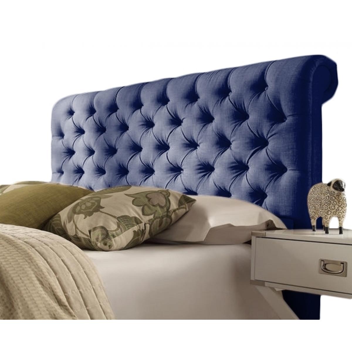 Elwood Classic Chesterfied Tufted Floor Standing Headboard